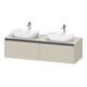 Duravit Waschtischunterschrank Ketho.2 160x55cm, B bs, Tau matt, 2 Ausz., wandhängend-1