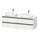 Duravit Waschtischunterschrank Ketho.2 160x55cm, B bs, we. hgl, 4 Schub., wandhängend-1