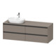 Duravit Waschtischunterschrank Ketho.2 160x55cm, B li, bas. ma, 4 Schub., wandhängend-1