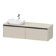 Duravit Waschtischunterschrank Ketho.2 160x55cm, B li, Tau matt, 2 Ausz., wandhängend-1
