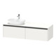 Duravit Waschtischunterschrank Ketho.2 160x55cm, B li, we. matt, 2 Ausz., wandhängend-1