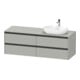 Duravit Waschtischunterschrank Ketho.2 160x55cm, B R, bg ma, 4 Schub., wandhängend-1