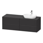 Duravit Waschtischunterschrank Ketho.2 160x55cm, B R, gra matt, 4 Schub., wandhängend