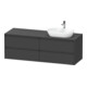 Duravit Waschtischunterschrank Ketho.2 160x55cm, B R, graph ma, 4 Schub., wandhängend-1