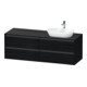 Duravit Waschtischunterschrank Ketho.2 160x55cm, B re, Ei sw, 4 Schub., wandhängend-1