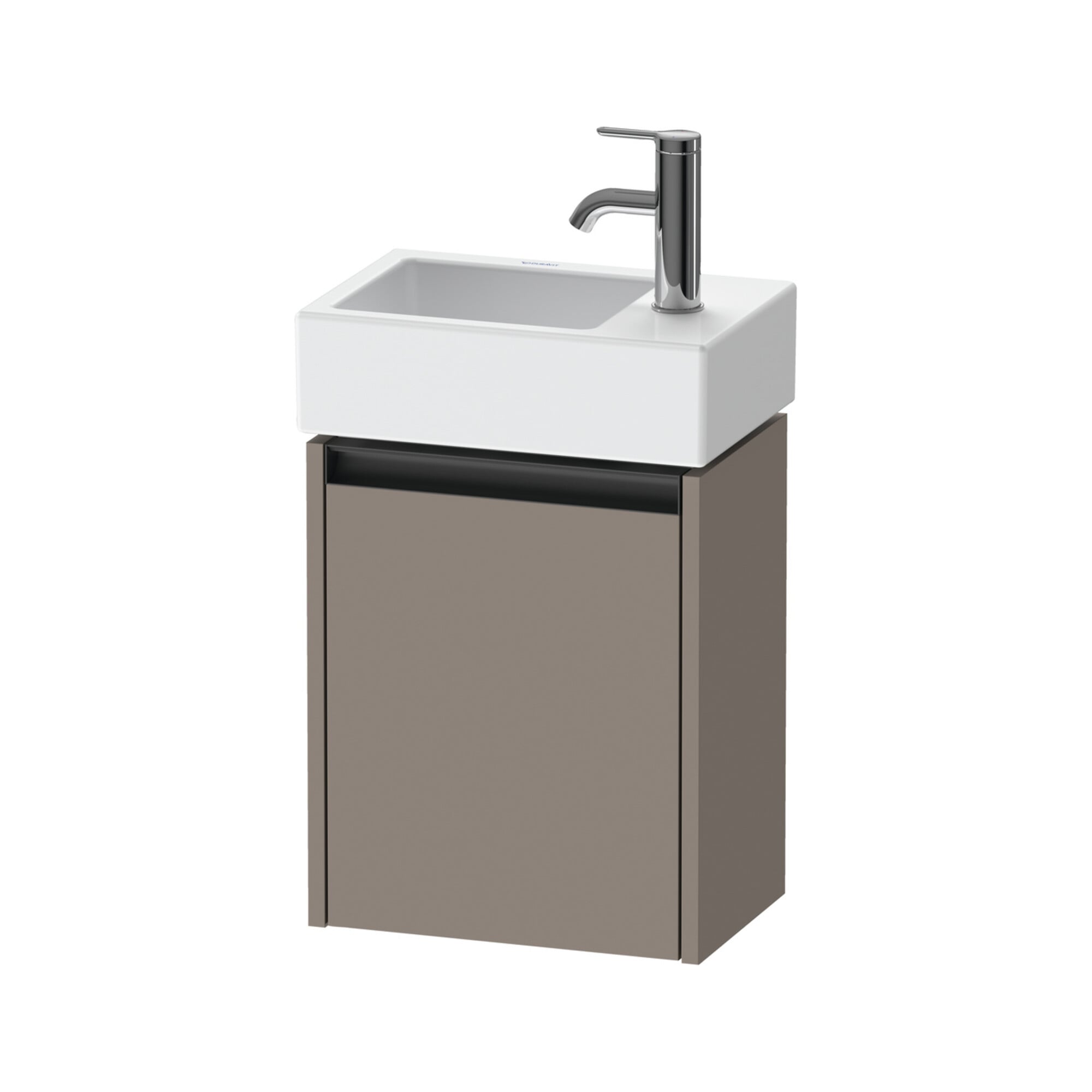 Duravit Waschtischunterschrank Ketho.2 36,4x23,8cm, An L, bas. ma, 1 Tür, wandhängend