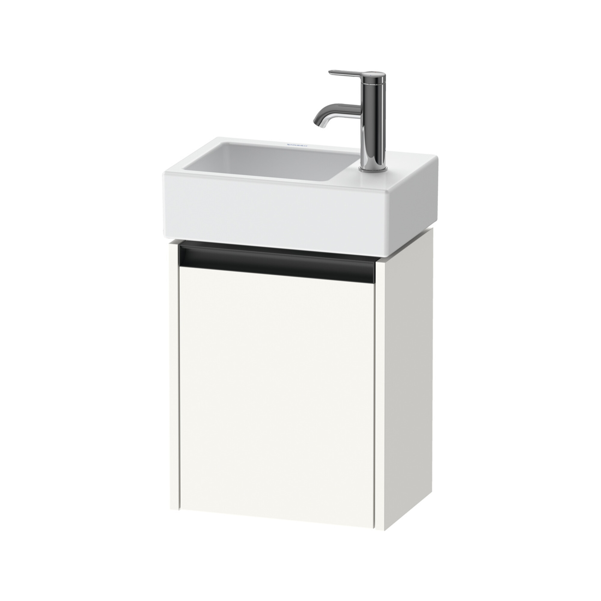 Duravit Waschtischunterschrank Ketho.2 36,4x23,8cm, An L, w matt, 1 Tür, wandhängend