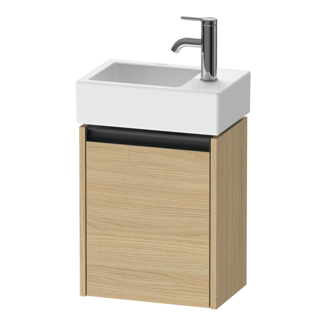 Duravit Waschtischunterschrank Ketho.2 36,4x23,8cm, An li, Ei Nat, 1 Tür, wandhängend