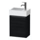 Duravit Waschtischunterschrank Ketho.2 36,4x23,8cm, An li, Ei sw, 1 Tür, wandhängend-1