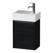 Duravit Waschtischunterschrank Ketho.2 36,4x23,8cm, An li, Ei sw, 1 Tür, wandhängend