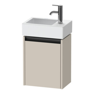 Duravit Waschtischunterschrank Ketho.2 36,4x23,8cm, An re, Tau ma, 1 Tür, wandhängend