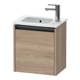 Duravit Waschtischunterschrank Ketho.2 41x29,2x44cm, 1 Tür, wd, An li, Ei marm.