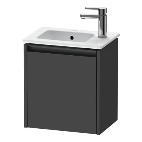 Duravit Waschtischunterschrank Ketho.2 41x29,2x44cm, 1 Tür, wd, An li, graph ma