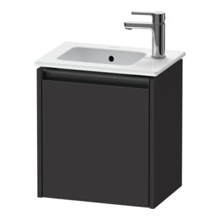 Duravit Waschtischunterschrank Ketho.2 41x29,2x44cm, 1 Tür, wd, An R, gra matt