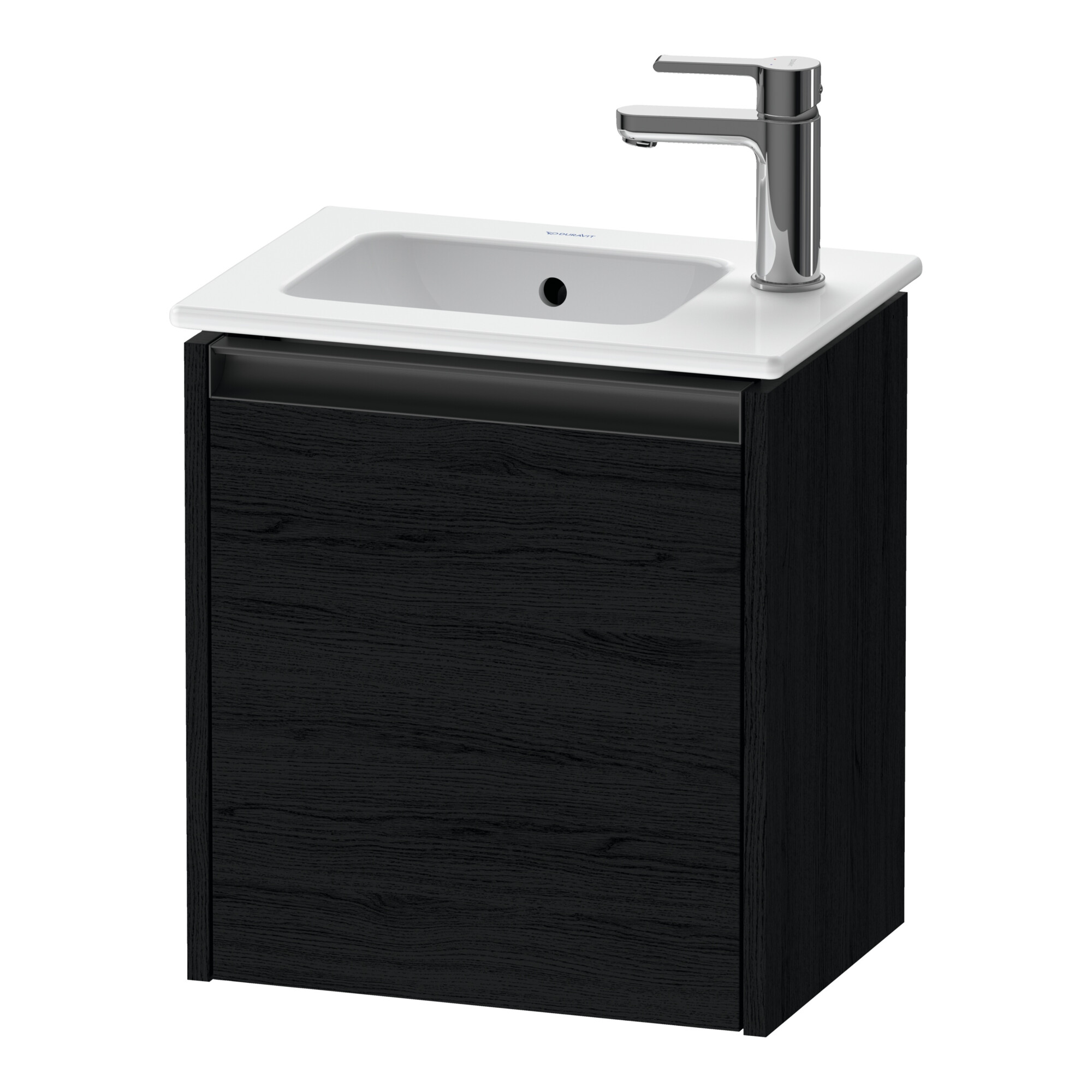 Duravit Waschtischunterschrank Ketho.2 41x29,2x44cm, 1 Tür, wd, An re, Ei sw
