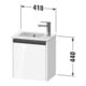 Duravit Waschtischunterschrank Ketho.2 41x29,2x44cm, 1 Tür, wd, An re, we. ma
