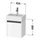 Duravit Waschtischunterschrank Ketho.2 43,4x33,8x44cm, 1 Tür, wd, An L, w matt