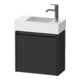 Duravit Waschtischunterschrank Ketho.2 48,4x23,8cm, An L, gra m, 1 Tür, wandhängend