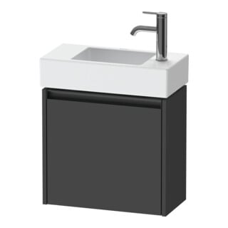 Duravit Waschtischunterschrank Ketho.2 48,4x23,8cm, An L, gra ma, 1 Tür, wandhängend