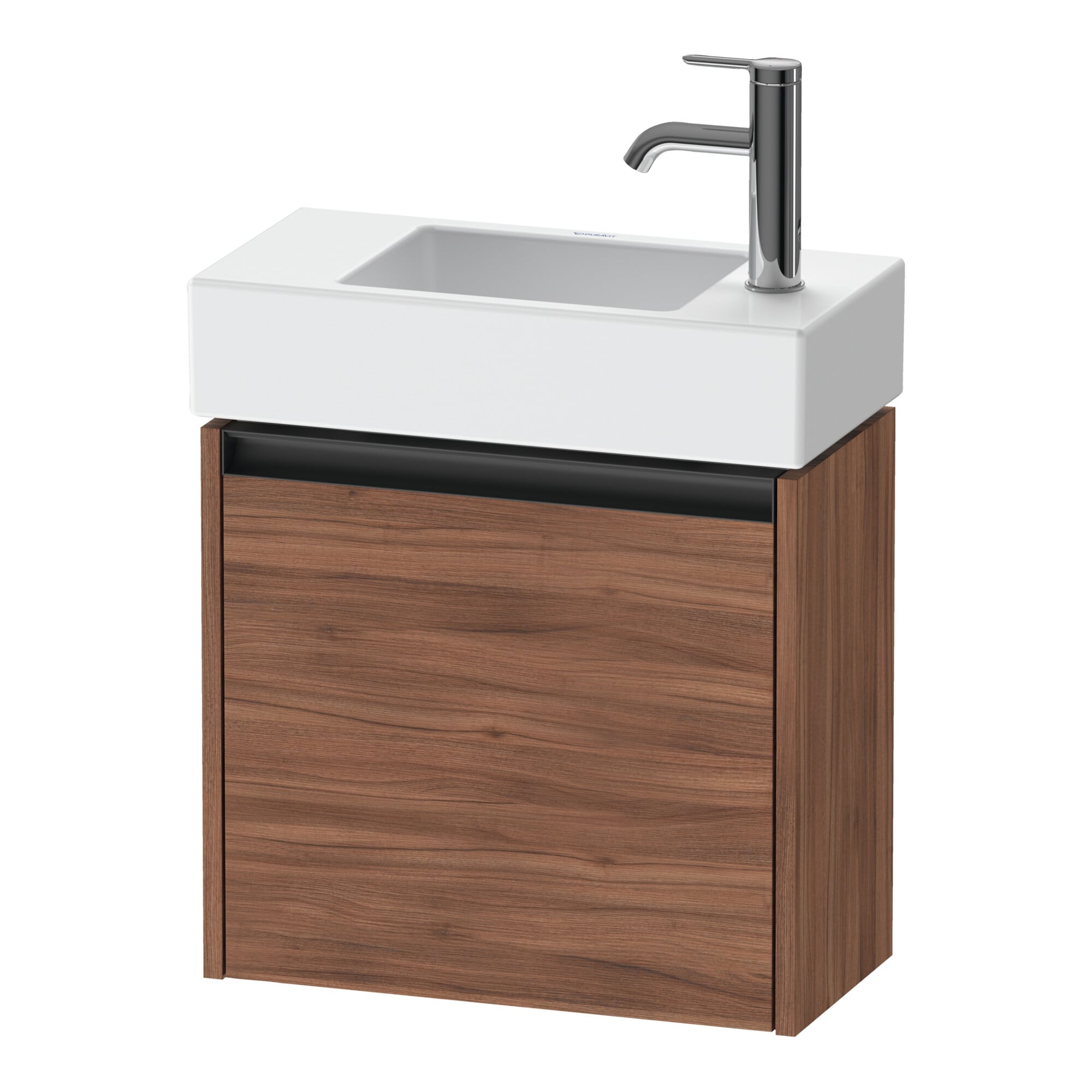 Duravit Waschtischunterschrank Ketho.2 48,4x23,8cm, An R, N Nat, 1 Tür, wandhängend