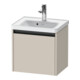 Duravit Waschtischunterschrank Ketho.2 48,4x37,5x44cm, 1 Ausz., wandhängend, Tau matt-1