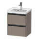 Duravit Waschtischunterschrank Ketho.2 48,4x37,5x54,9cm, 2 SBK, wandhängend, bas. ma-1
