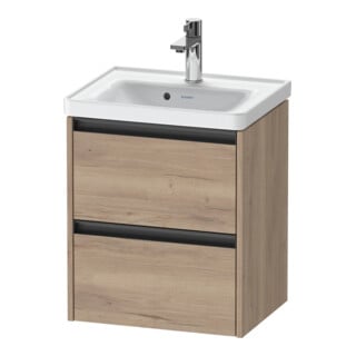 Duravit Waschtischunterschrank Ketho.2 48,4x37,5x54,9cm, 2 SBK, wandhängend, Ei marm.