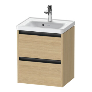 Duravit Waschtischunterschrank Ketho.2 48,4x37,5x54,9cm, 2 SBK, wandhängend, Ei Nat