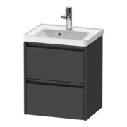 Duravit Waschtischunterschrank Ketho.2 48,4x37,5x54,9cm, 2 SBK, wandhängend, graph ma