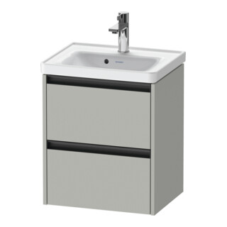 Duravit Waschtischunterschrank Ketho.2 48,4x37,5x54,9cm, 2 SBK, wd, betongr ma