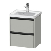 Duravit Waschtischunterschrank Ketho.2 48,4x37,5x54,9cm, 2 SBK, wd, betongr ma