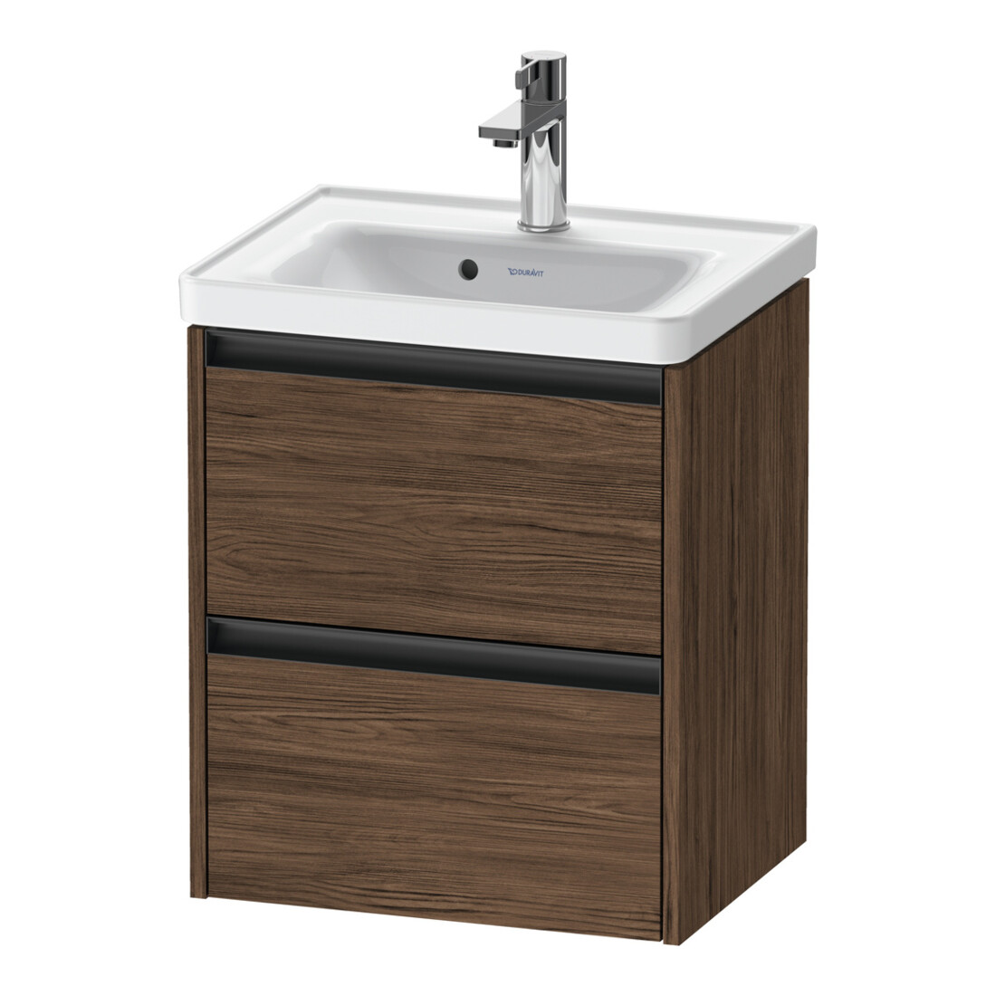 Duravit Waschtischunterschrank Ketho.2 48,4x37,5x54,9cm, 2 SBK, wd, Nussb dkl.