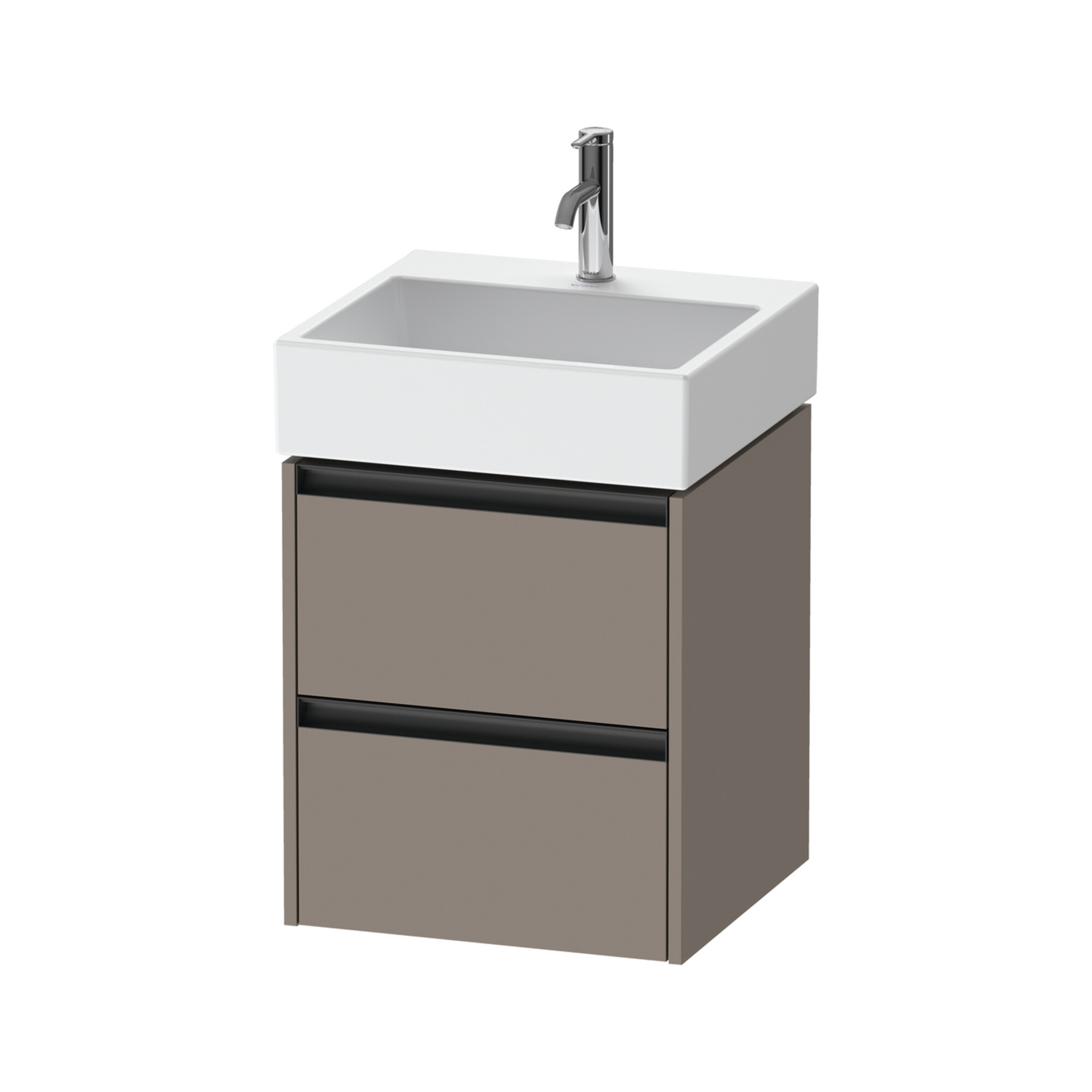 Duravit Waschtischunterschrank Ketho.2 48,4x46cm, bas. ma, 2 Schub., wandhängend