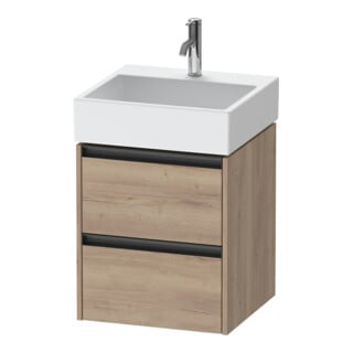 Duravit Waschtischunterschrank Ketho.2 48,4x46cm, Ei marm., 2 Schub., wandhängend