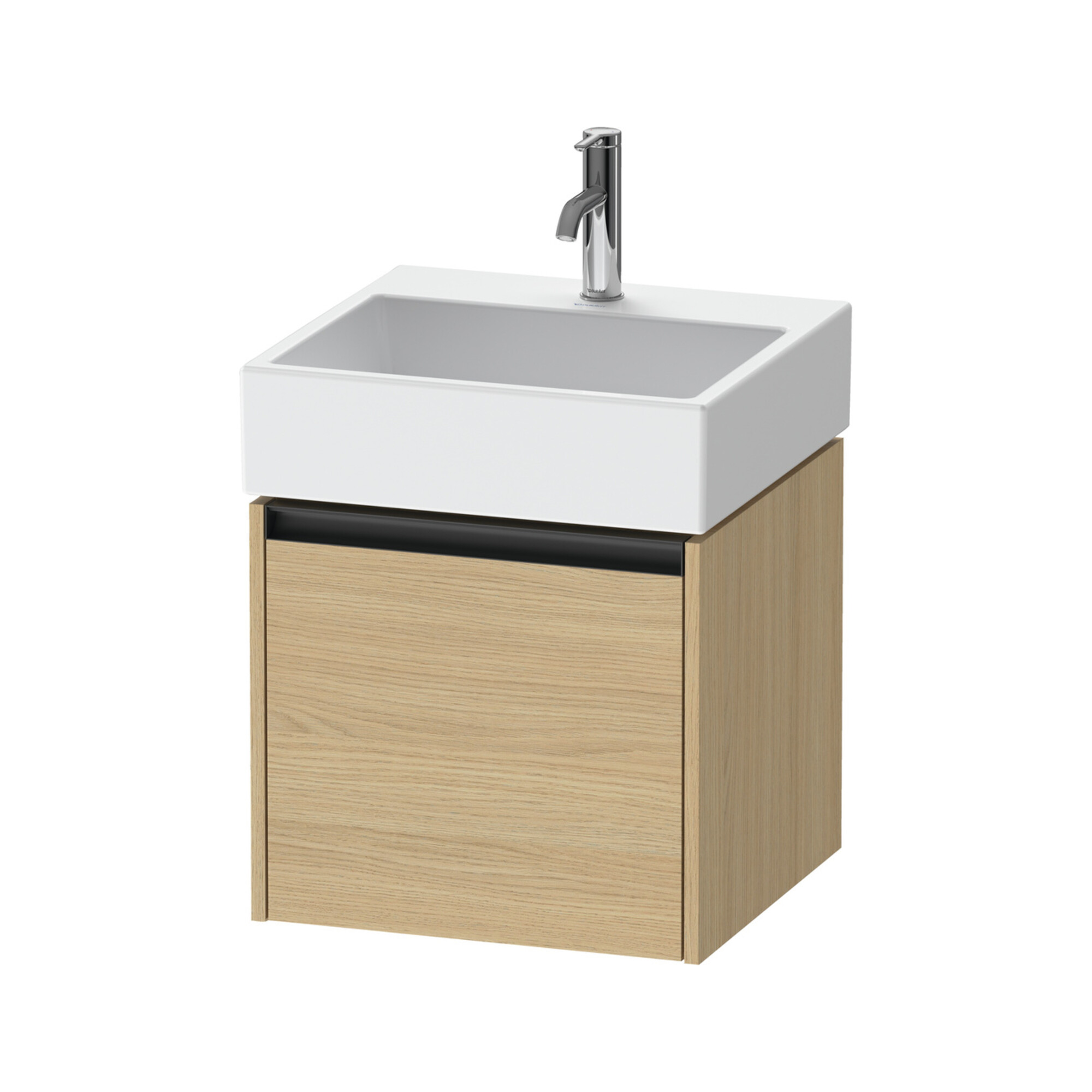 Duravit Waschtischunterschrank Ketho.2 48,4x46cm, Ei Nat, 1 Auszug, wandhängend