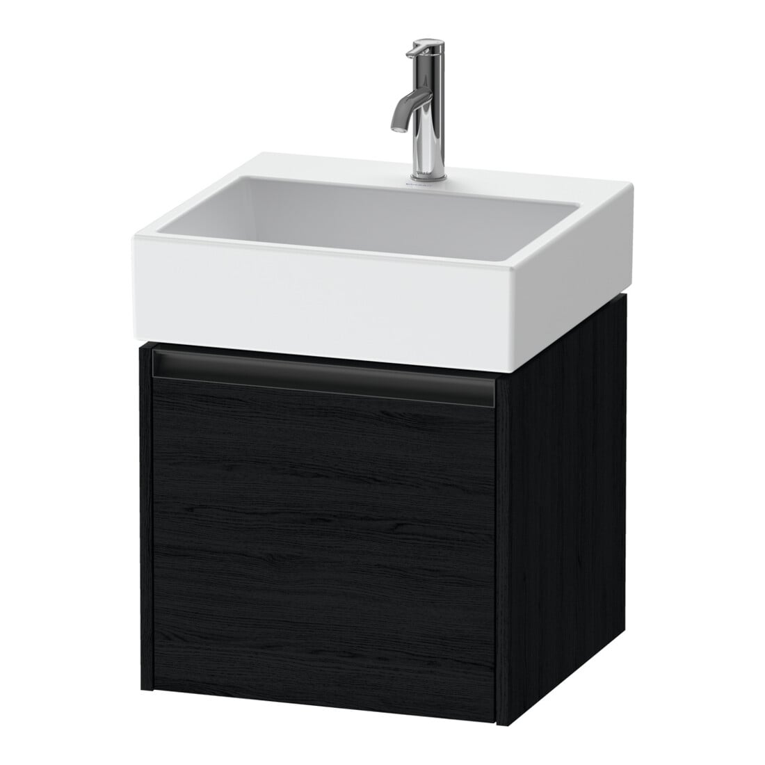 Duravit Waschtischunterschrank Ketho.2 48,4x46cm, Ei sw, 1 Auszug, wandhängend