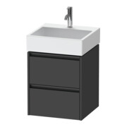 Duravit Waschtischunterschrank Ketho.2 48,4x46cm, graph ma, 2 Schub., wandhängend-1