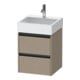 Duravit Waschtischunterschrank Ketho.2 48,4x46cm, lei, 2 Schub., wandhängend-1