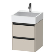 Duravit Waschtischunterschrank Ketho.2 48,4x46cm, Tau ma, 2 Schub., wandhängend-1