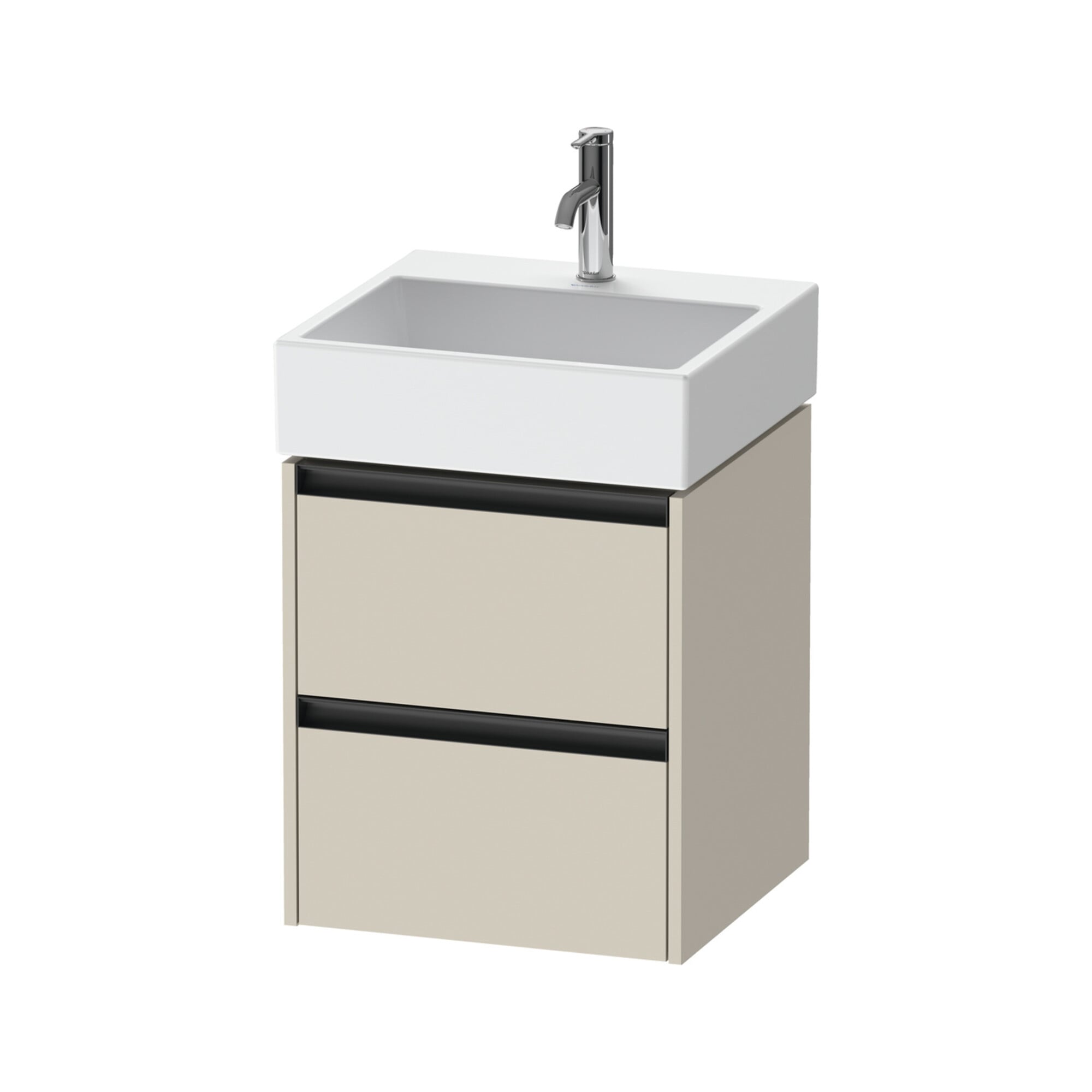 Duravit Waschtischunterschrank Ketho.2 48,4x46cm, Tau matt, 2 Schub., wandhängend