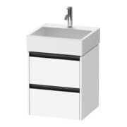 Duravit Waschtischunterschrank Ketho.2 48,4x46cm, we. ma, 2 Schub., wandhängend-1