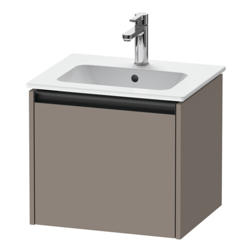 Duravit Waschtischunterschrank Ketho.2 51x42x44cm, 1 Ausz., wandhängend, basalt matt