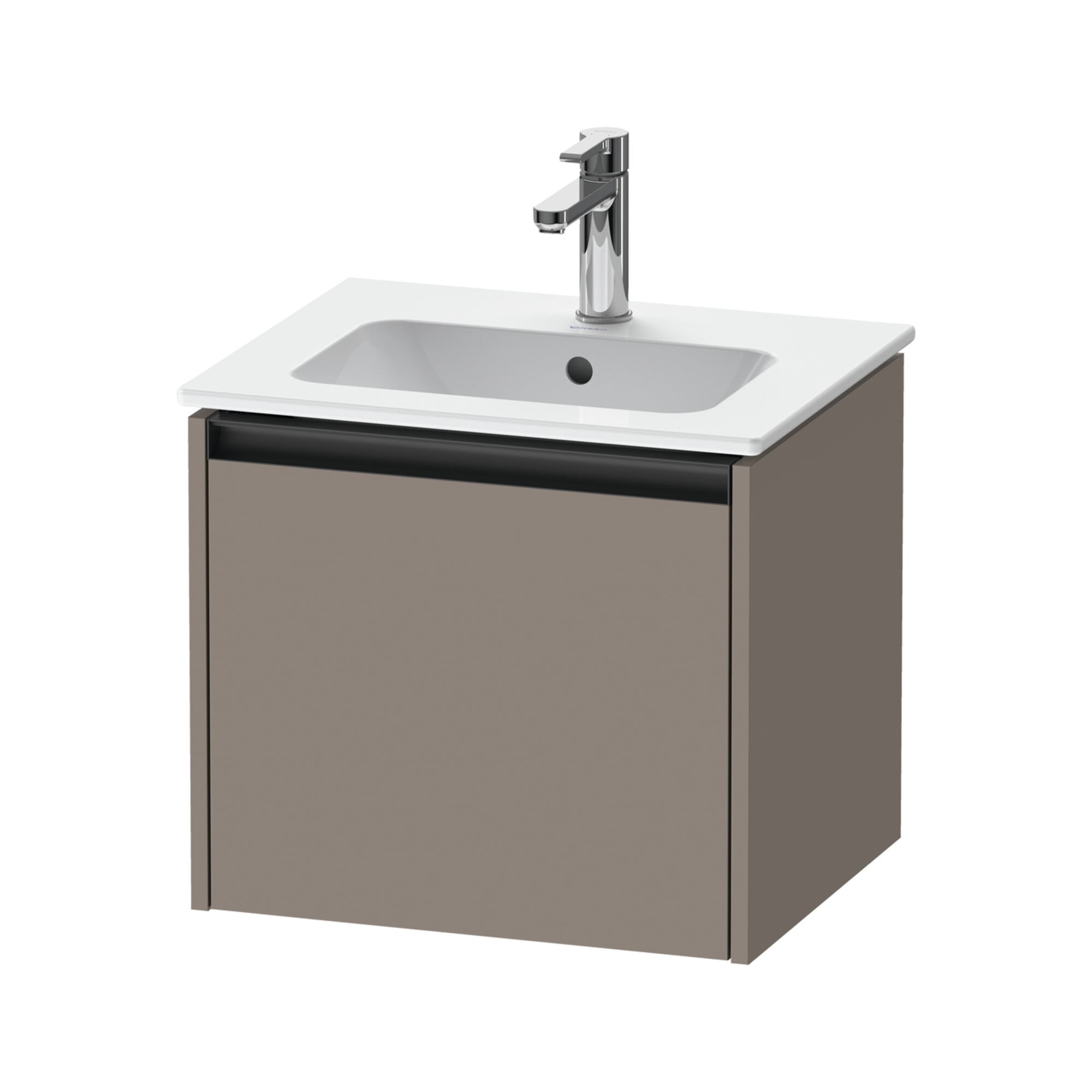 Duravit Waschtischunterschrank Ketho.2 51x42x44cm, 1 Ausz., wandhängend, basalt matt