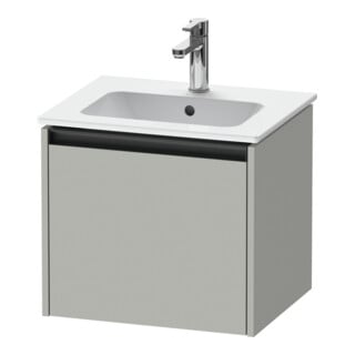 Duravit Waschtischunterschrank Ketho.2 51x42x44cm, 1 Ausz., wandhängend, betongr matt