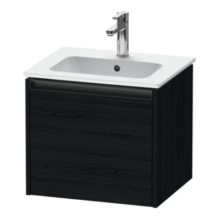 Duravit Waschtischunterschrank Ketho.2 51x42x44cm, 1 Ausz., wandhängend, Ei schwarz