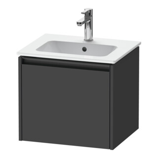 Duravit Waschtischunterschrank Ketho.2 51x42x44cm, 1 Ausz., wandhängend, graphit matt