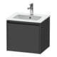 Duravit Waschtischunterschrank Ketho.2 51x42x44cm, 1 Ausz., wandhängend, graphit matt-1