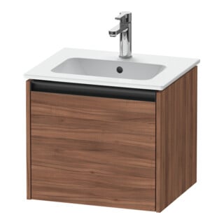 Duravit Waschtischunterschrank Ketho.2 51x42x44cm, 1 Ausz., wandhängend, Nussb natur