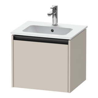 Duravit Waschtischunterschrank Ketho.2 51x42x44cm, 1 Ausz., wandhängend, taupe matt