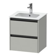 Duravit Waschtischunterschrank Ketho.2 51x42x54,9cm, 2 SBK, wandhängend, betongr ma